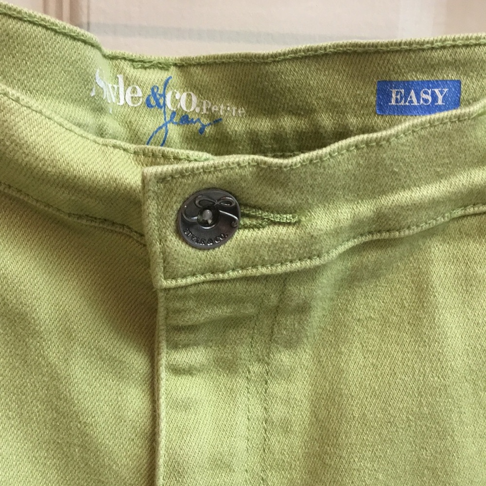 🍃 Spring Green “Style & Co. Easy Jeans” - Picture 2 of 6